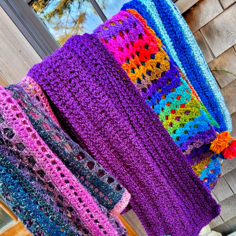Handmade crochet Scarfs